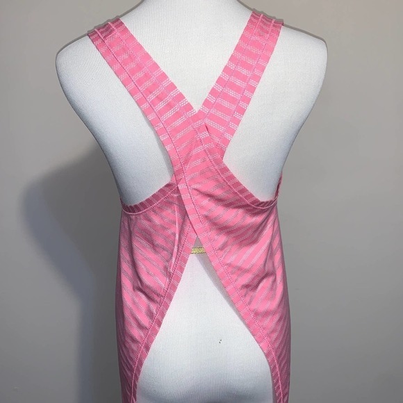 Zyia Active Pink Nimbus Split Back Tank Top - Picture 4 of 5